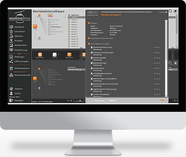 MountainOffice Expert - Termine